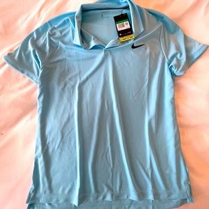 Nike Blue Dri-fit Polo